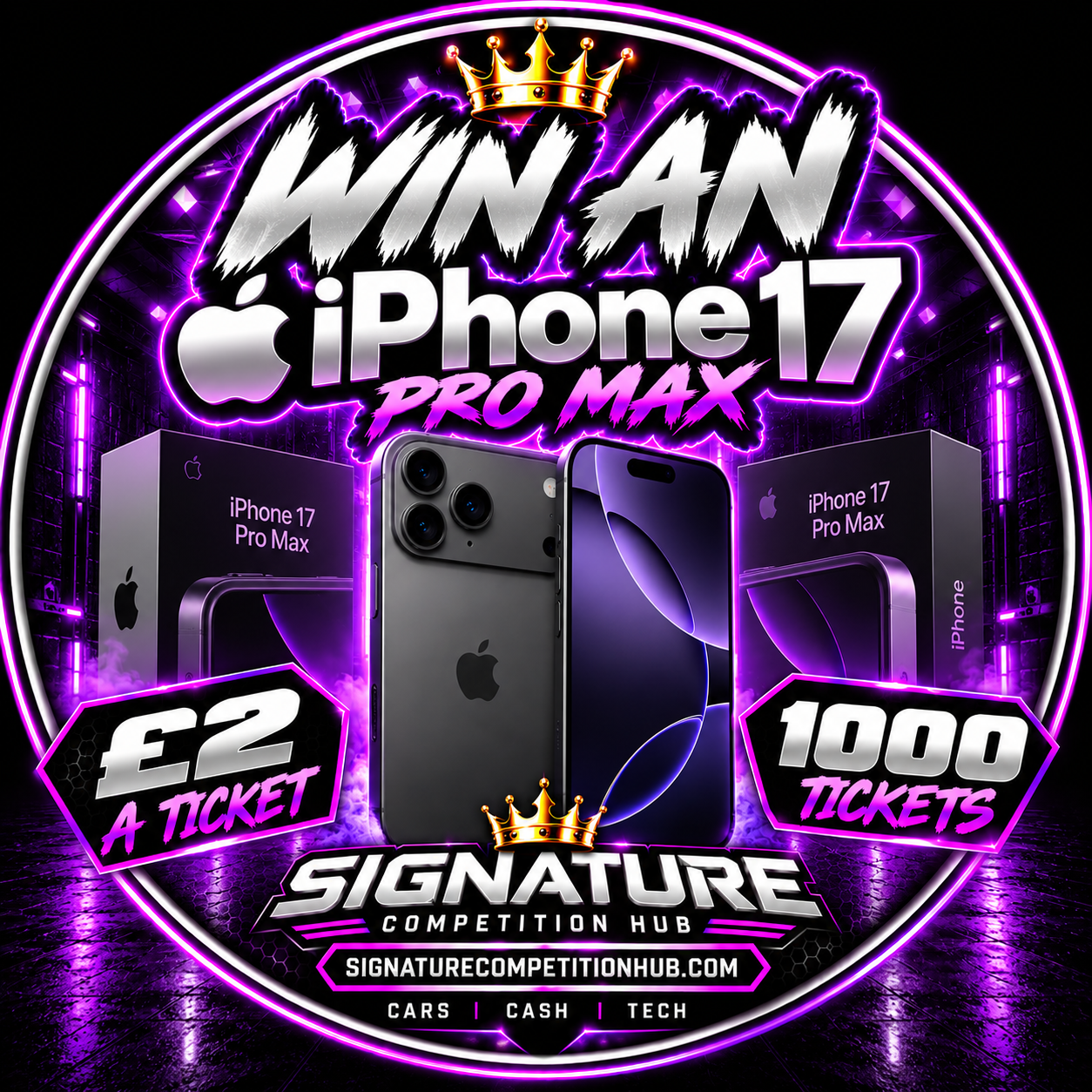 WIN A IPHONE 17 PRO MAX 